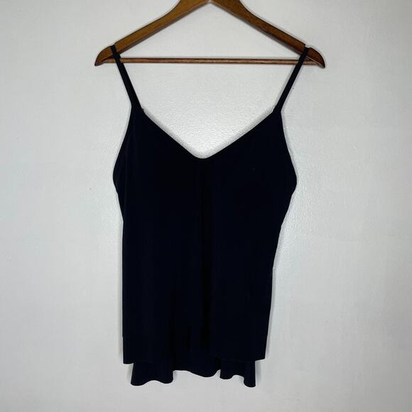 Magicsuit 12 Black Tankini Top Swim Draped Stretch Slimming Fit Swimsuit - Picture 1 of 4